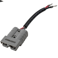 Anderson-Style Plug to Bootlace Connector Lead