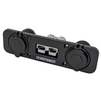 Flush Mount Anderson Style + Cigarette Lighter + USB 3.0 & USB Type C Socket (TVDFMAUC)