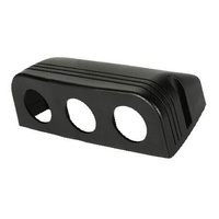 TRIPPLE SURFACE MOUNT SOCKET PANEL
