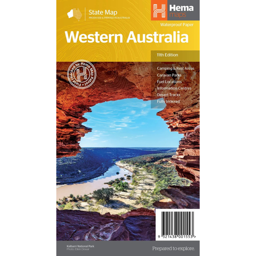 Hema Western Australia State Map (11th Edition)