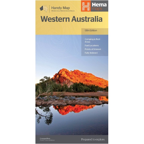Hema Western Australia Handy Map (13th Edition)