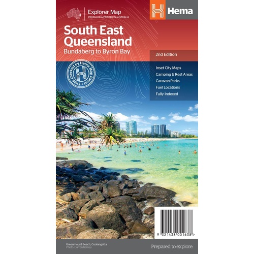 Hema South East Queensland Map - Bundaberg to Byron Bay (2nd Edition)