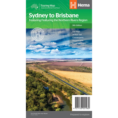 Hema Sydney to Brisbane Map - Featuring the Northern Rivers (9th Edition)
