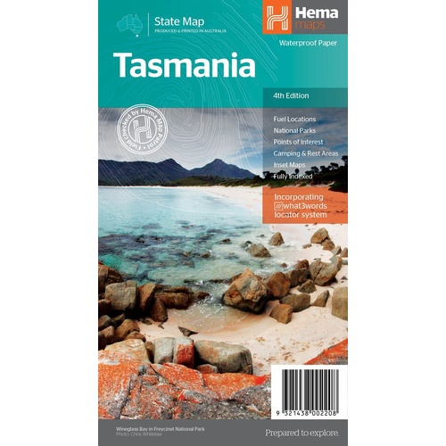 Hema Tasmania State Map (4th Edition)