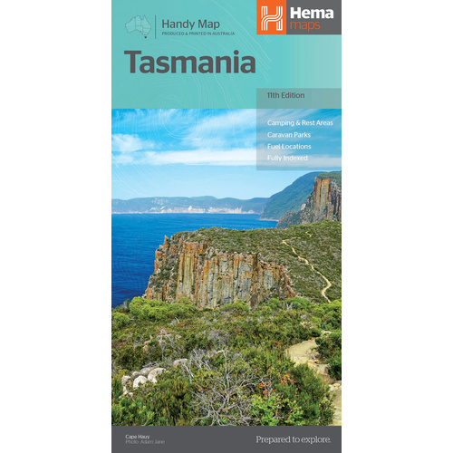 Hema Tasmania Handy Map (11th Edition)