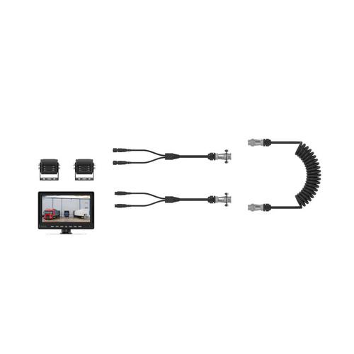 Hema HM-WOZCBL Heavy Duty 2 m Coiled Woza Trailer Cable