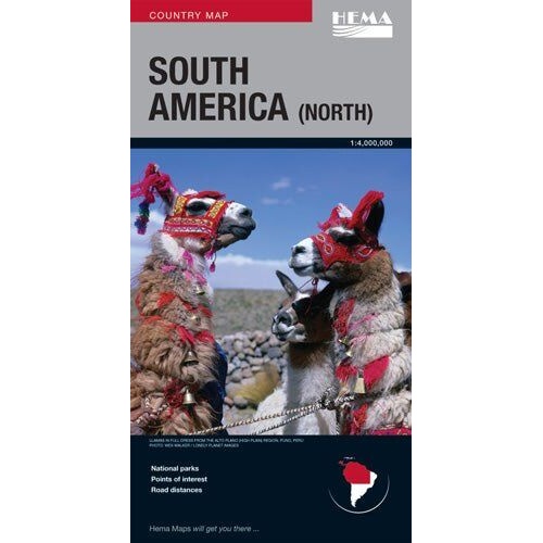 Hema South America (North) Deluxe Map