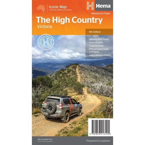 Hema The Victorian High Country Map (9th Edition)