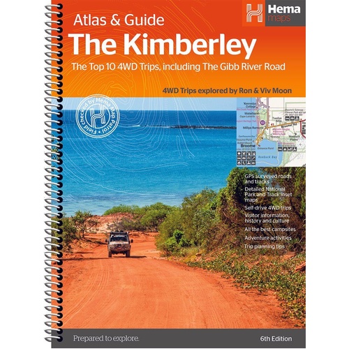 Hema The Kimberley Atlas & Guide (6th Edition) - Top 10 4WD Trips