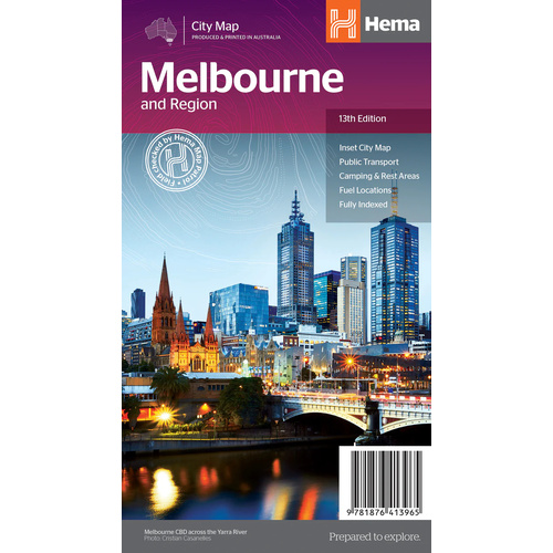 Hema Melbourne & Region Map - City Map (13th Edition)