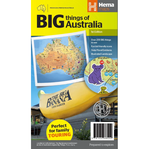 Hema Big Things of Australia Map (1st Edition)
