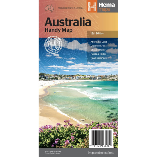 Hema Australia Handy Map (12th Edition)