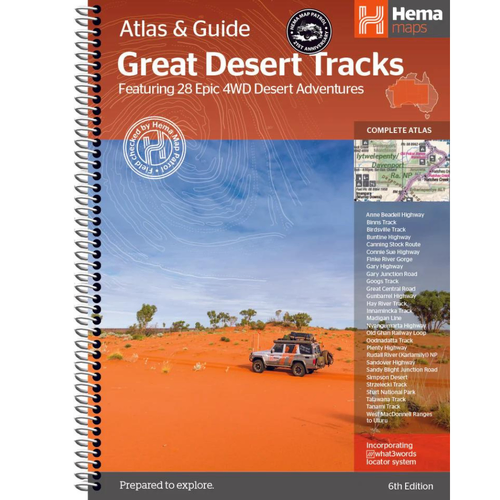Hema Great Desert Tracks Atlas & Guide (6th Edition)