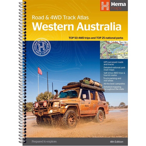 Hema Western Australia Road & 4WD Track Atlas (4th Edition)