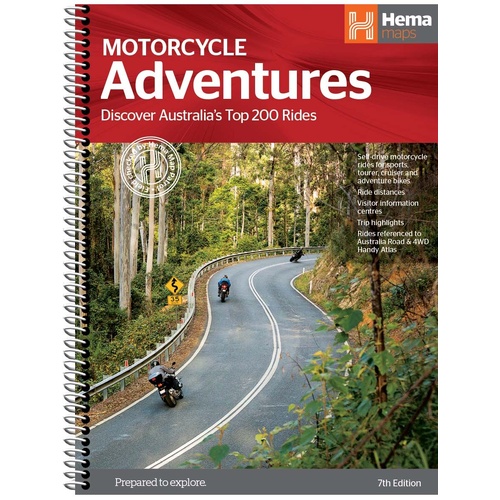 Hema Motorcycle Adventures - Top 200 Rides (7th Edition)