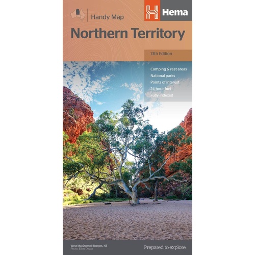 Hema Northern Territory Handy Map (13th Edition)
