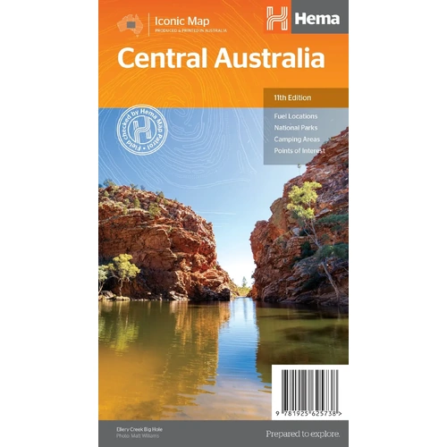 Hema Central Australia Map (11th Edition)