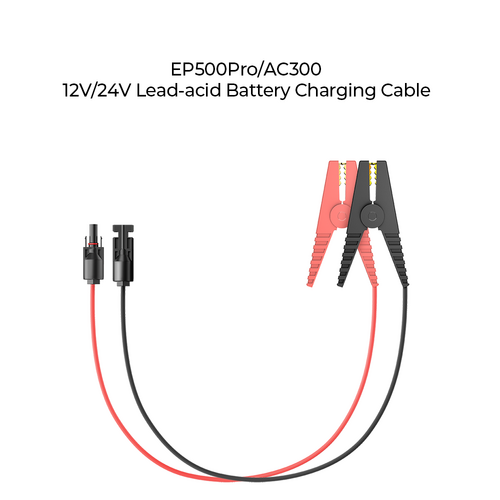 BLUETTI 12V/24V Lead-acid Battery Charging Cable (MC4) for EP500 Pro / AC300