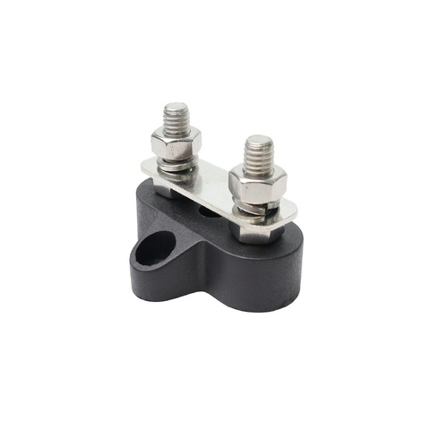M6 Dual Linked Terminal Stud Black