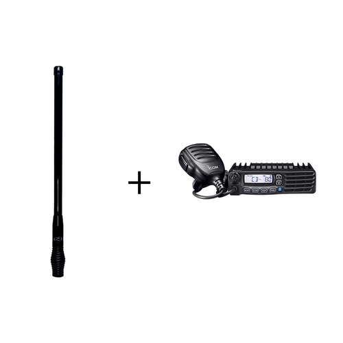 Zetifi Combo Smart Antenna + ICOM IC410 Pro COMBO PACK (GLOSS BLACK)