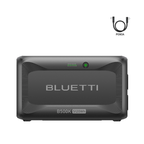 BLUETTI B500K Expansion Battery for AC300, AC200L & Apex 300 | 5,120Wh (P090A Long Cable)
