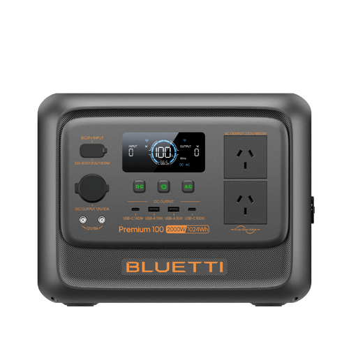 BLUETTI Premium 100 V2 Portable Power Station | 2,000W 1,024Wh