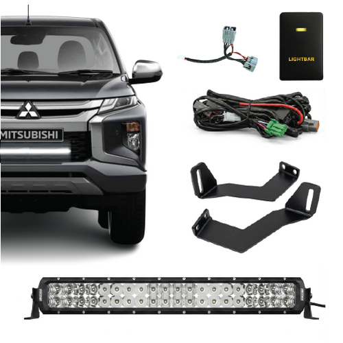 Mitsubishi Triton MR Behind Grille Dual Row Light Bar Kit