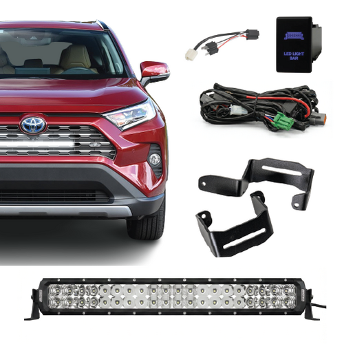 Toyota RAV4 Behind Grille Dual Row Light Bar Kit