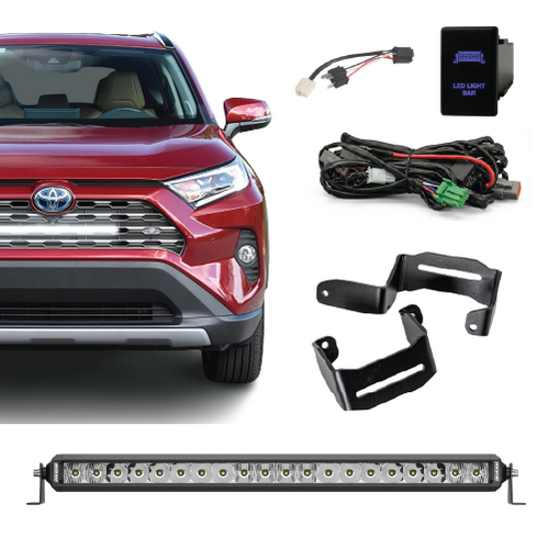 Toyota RAV4 Behind Grille Single Row Light Bar Kit