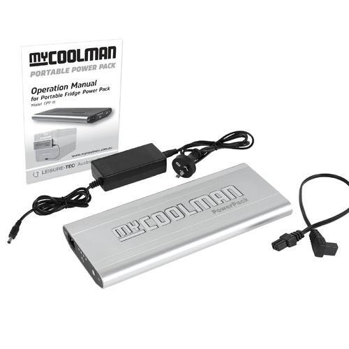 myCOOLMAN Lithium Powerpack 15a/h Lifep04 (Magnetic) w/ Charger & Cable