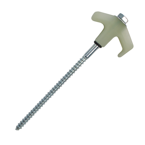 Supex Glow-In-The-Dark Hard Ground Screw-In Peg | 205mm | Single