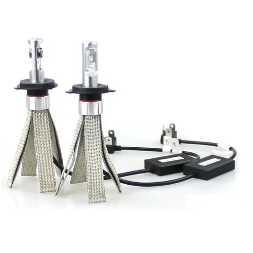 H4 Hi/Low Beam LED Headlight Bulb Globe Upgrade Kit 5700K w/ Canbus
