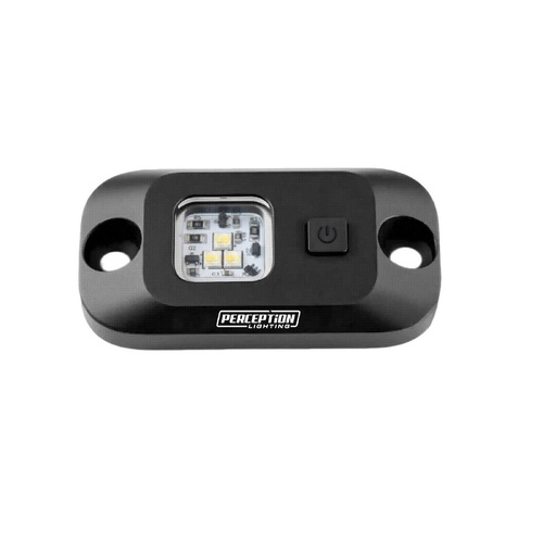 3" Surface Mount Rock Light with Intergrated Switch Dual / Tri Colour - White / Orange / Warm White