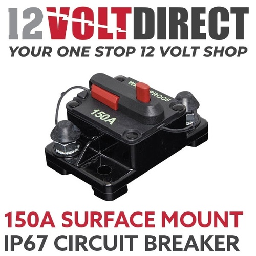 150A Surface Mount IP67 Waterproof Circuit Breaker