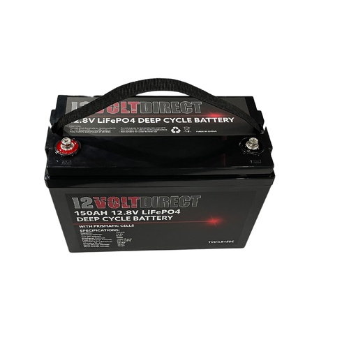 150Ah 12.8V Lithium LiFePO4 Compact Deep Cycle Battery