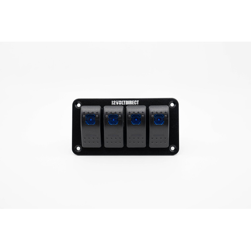 Quad Switch Panel - Blue