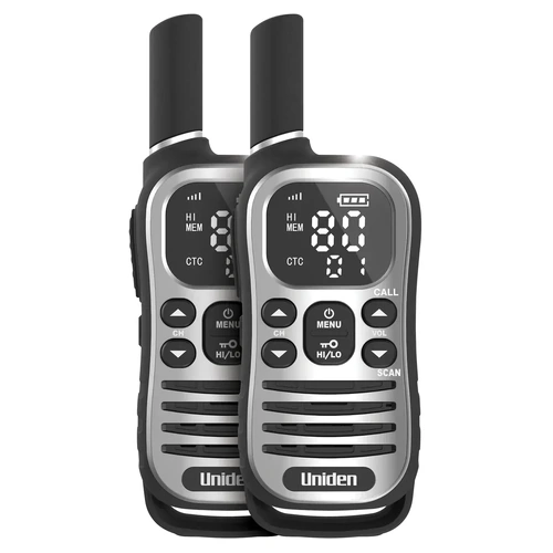 Uniden Twin Pack UH610-2MAX - 1 Watt UHF Radio with Voice Scramble /  USB-C Charging
