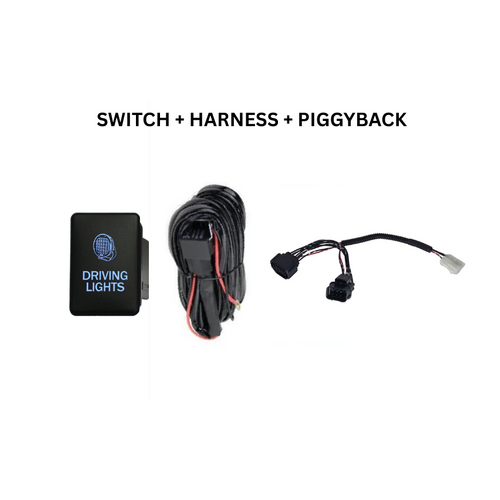 Mazda BT-50 MY25 Plug & Play Light Bar | Driving Lights Wiring Harness Kit