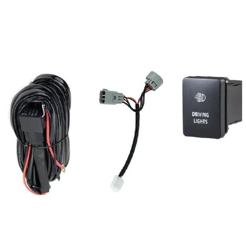 Toyota Fortuner Crusade (Pre2020 Facelift model) (LED Headlight Models) Plug & Play Driving Light / Lightbar Wiring Harness