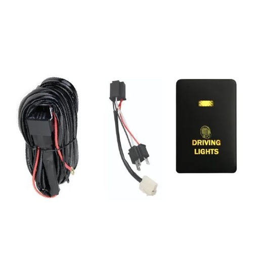 Mitsubishi Triton MQ (Non LED Models) Plug & Play Driving Light / Lightbar Wriring Harness Kit