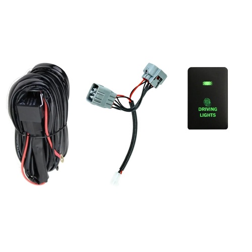 Mitsubishi Triton MR Plug & Play Driving Light / Lightbar Wiring Harness